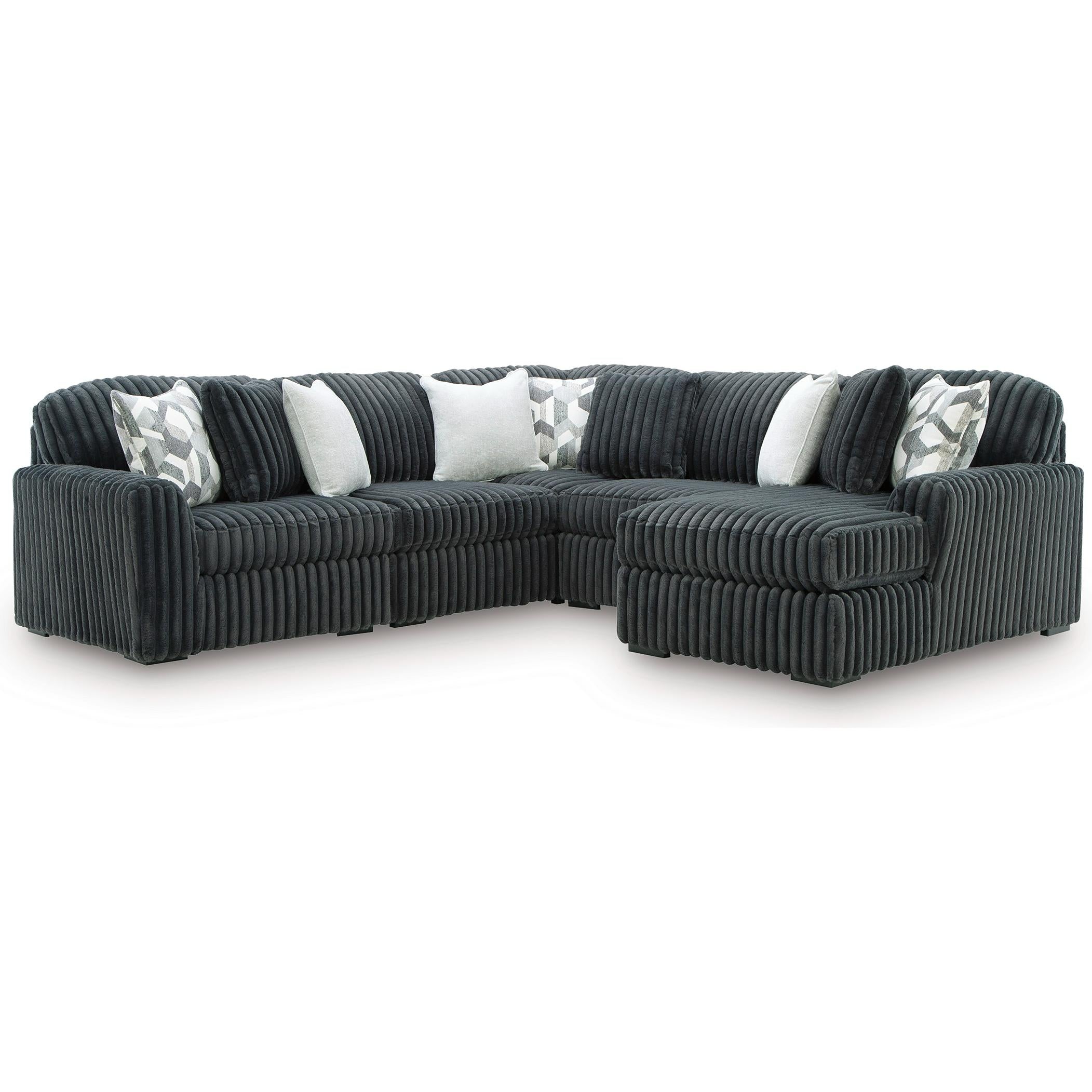 Signature Design by Ashley Midnight-Madness 98105S23 5 pc Sectional wi