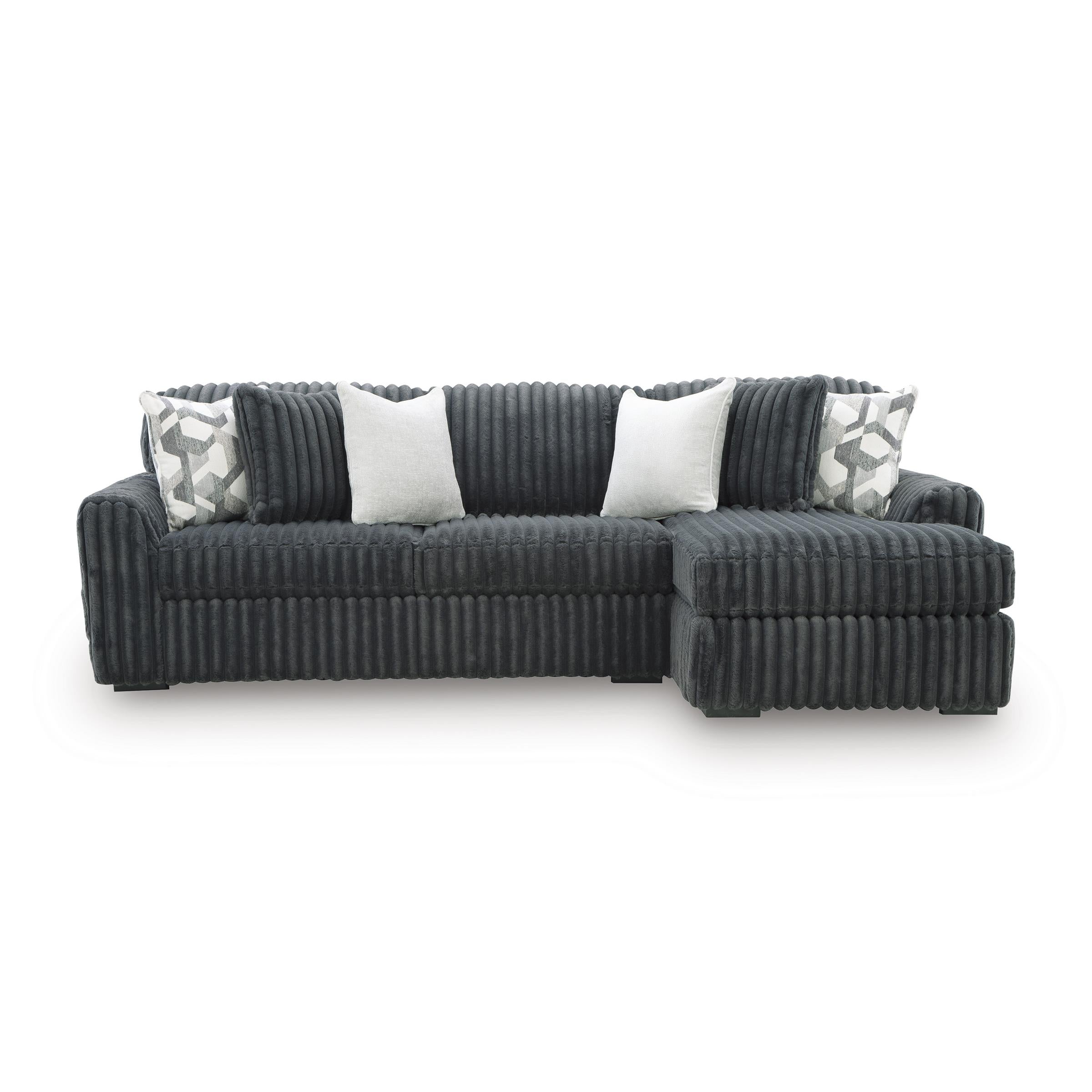 Signature Design by Ashley Midnight-Madness 98105S3 2 pc Sectional Sof