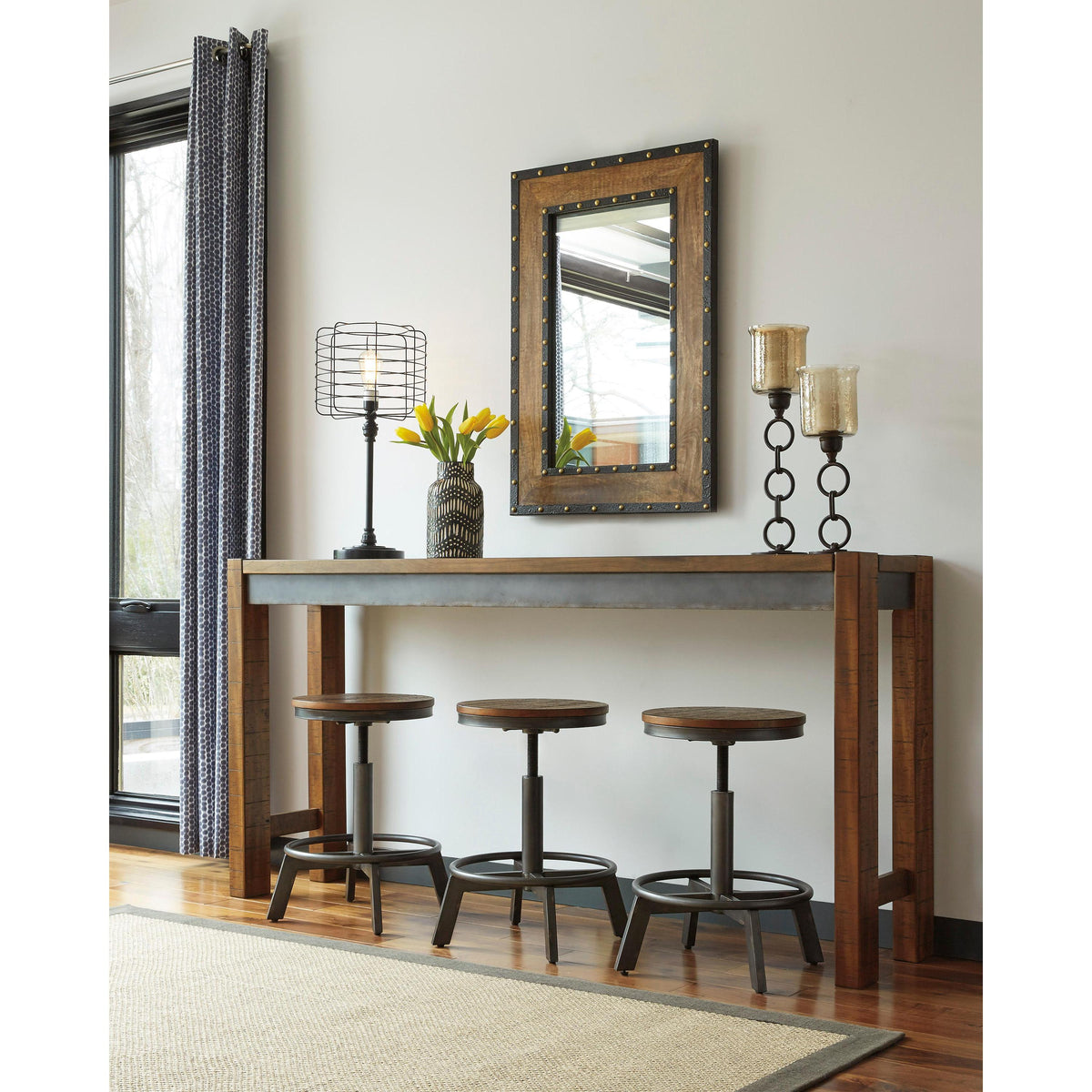 Signature Design by Ashley Torjin D440D1 3 pc Counter Height Dining Se