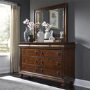  Liberty Furniture Industries Inc. Rustic Traditions Dresser Mirror 589-BR51 IMAGE 2