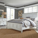  Liberty Furniture Industries Inc. Allyson Park 417-BR-KPBDM 5 pc King Panel Bedroom Set IMAGE 1