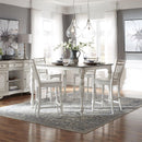  Liberty Furniture Industries Inc. Magnolia Manor 244-CD-O5GTS 5 pc Counter Height Dining Set IMAGE 1