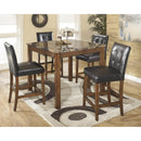 Signature Design by Ashley Theo 5 pc Counter Height Dinette D158-233 IMAGE 1