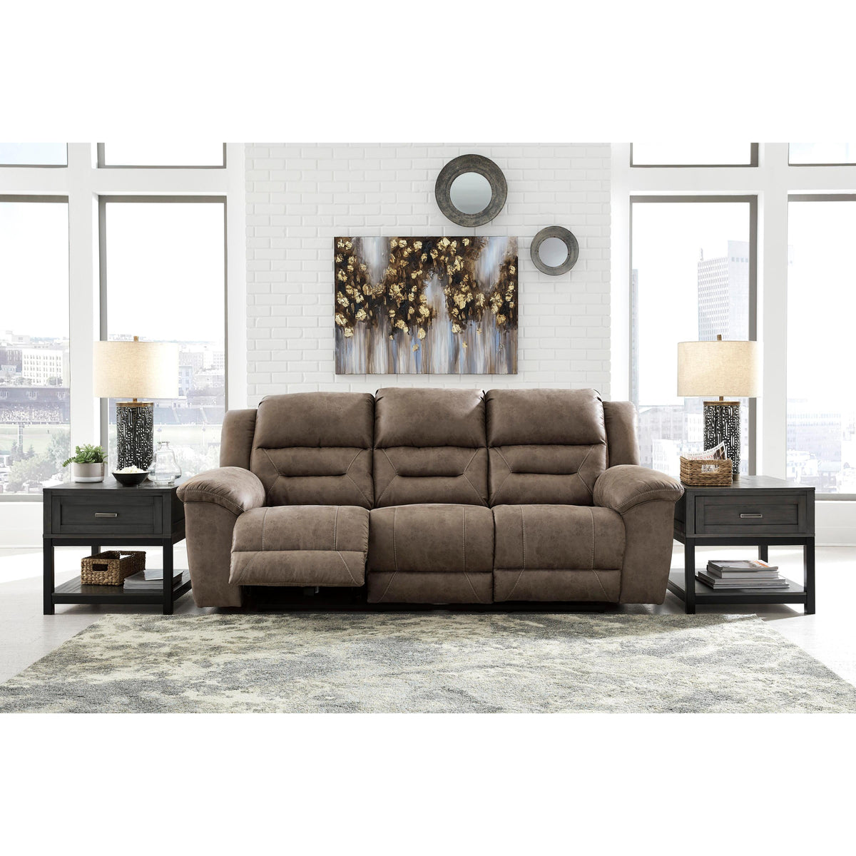 Signature Design by Ashley Stoneland 39905U6 3 pc Reclining Living Roo