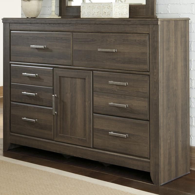 Ashley Furniture Juararo Dark Brown Dresser & Mirror (Online Special Price) Ashley Furniture Juararo Dark Brown Dresser & Mirror (Online Special Price)