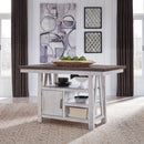  Liberty Furniture Industries Inc. Farmhouse 139WH-CD-5GTS 5 pc Counter Height Dining Set IMAGE 2