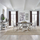  Liberty Furniture Industries Inc. Farmhouse 139WH-CD-O5TRS 5 pc Dining Set IMAGE 1