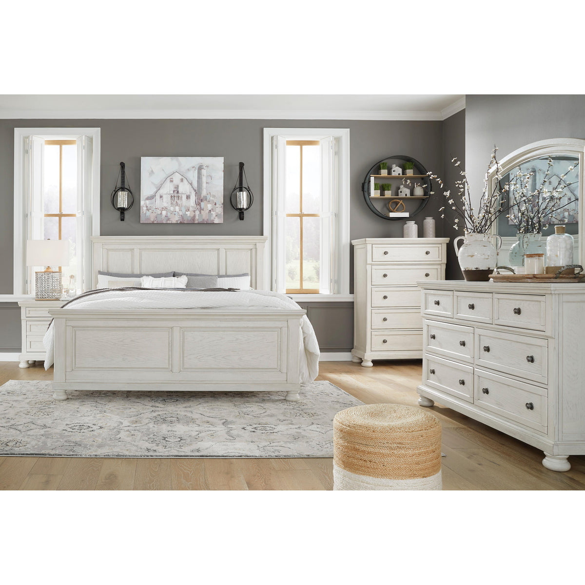Signature Design by Ashley Robbinsdale B742B38 8 pc King Panel Bedroom