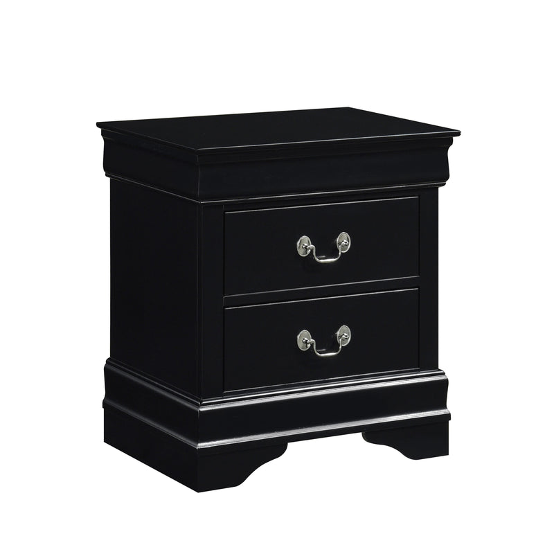 Homelegance Mayville 2-Drawer Nightstand 2147BK-4 IMAGE 2