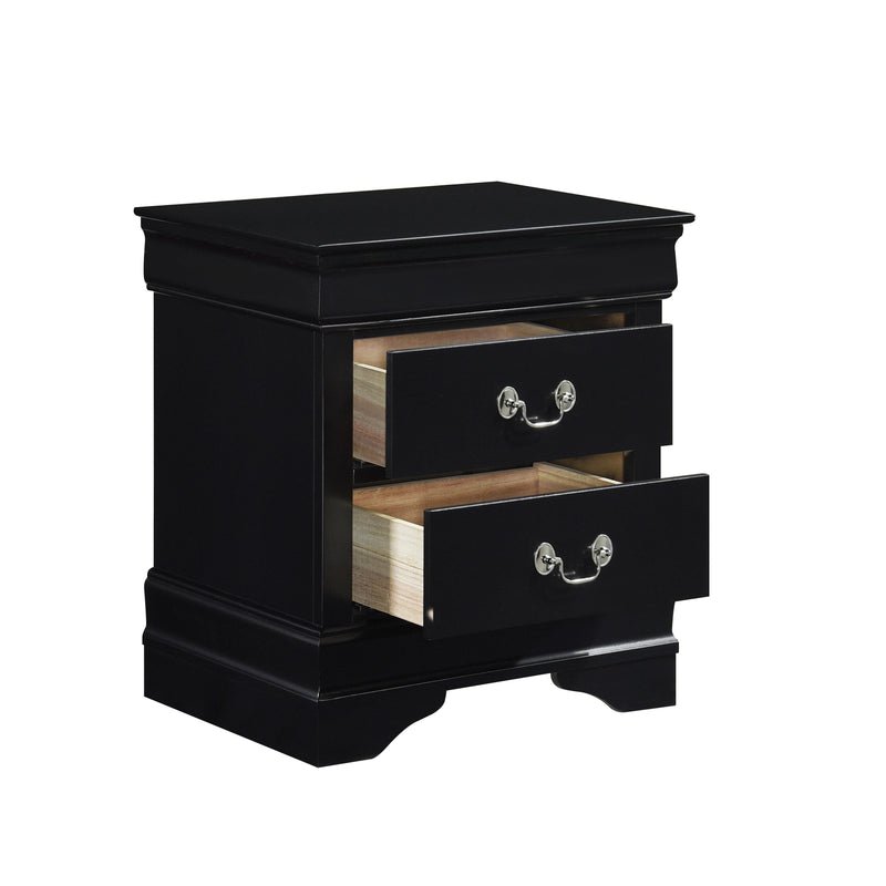 Homelegance Mayville 2-Drawer Nightstand 2147BK-4 IMAGE 3