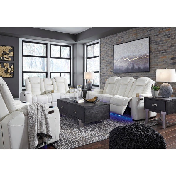 Signature Design by Ashley Party Time 37004U1 2 pc Power Reclining Living Room Set IMAGE 1