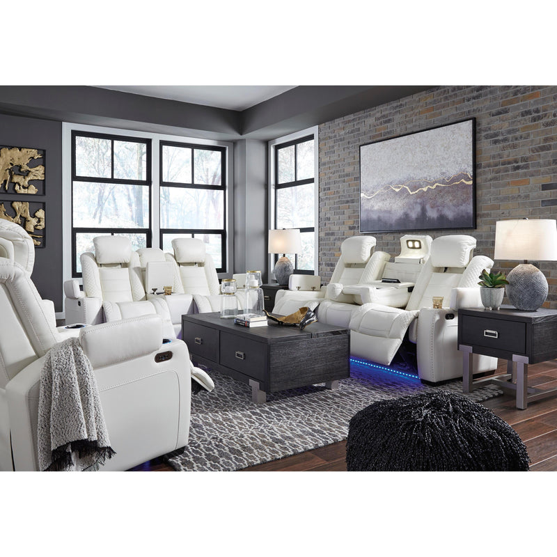 Signature Design by Ashley Party Time 37004U1 2 pc Power Reclining Living Room Set IMAGE 2