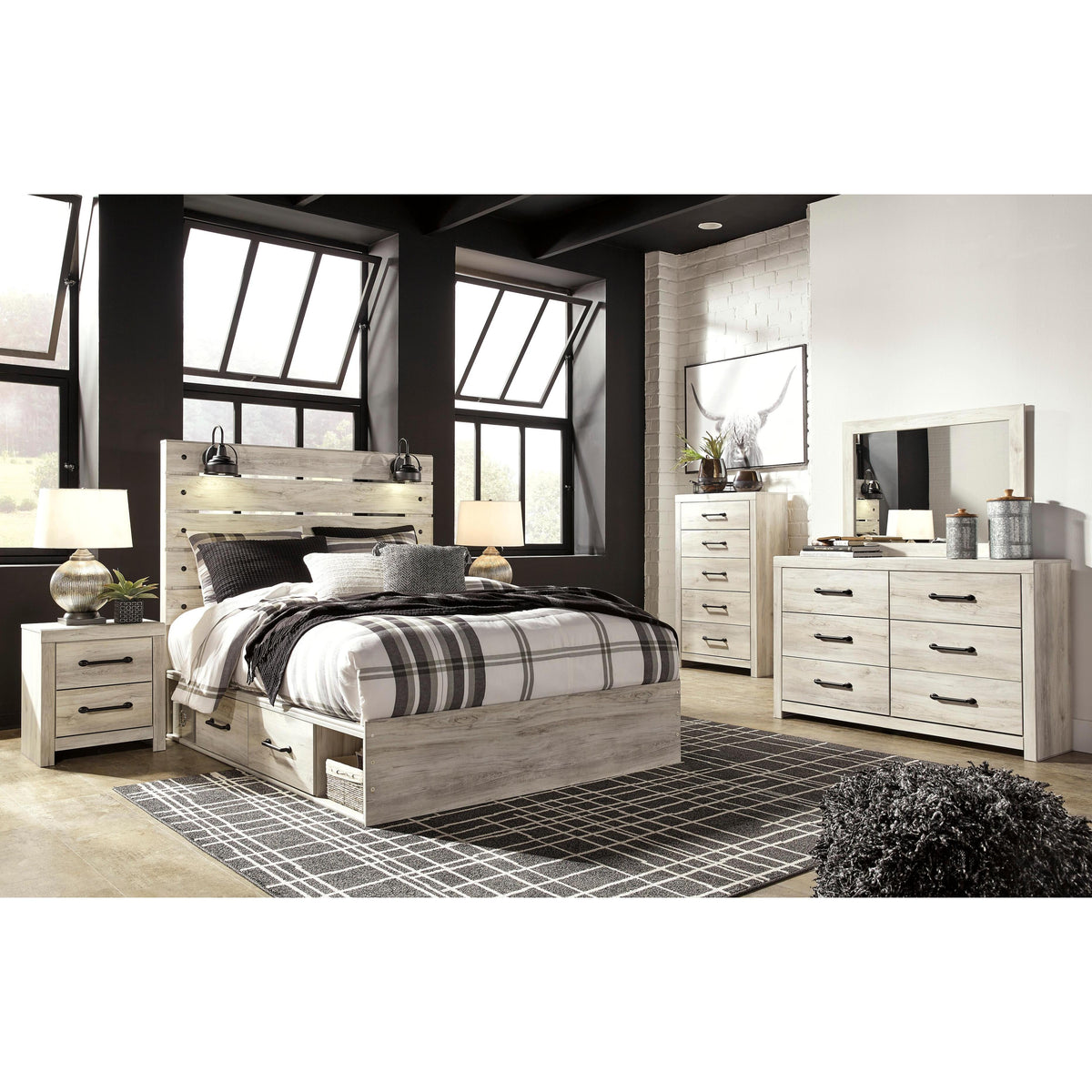 Signature Design by Ashley Cambeck B192B51 6 pc Queen Panel Storage Be