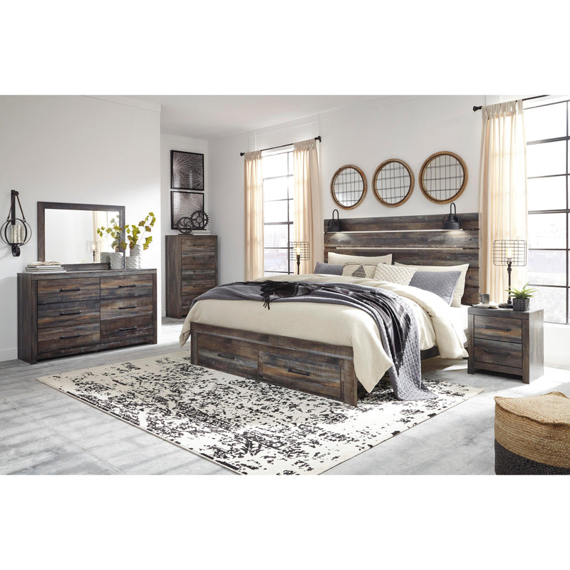 Signature Design by Ashley Drystan B211B58 5 pc King Panel Storage Bed
