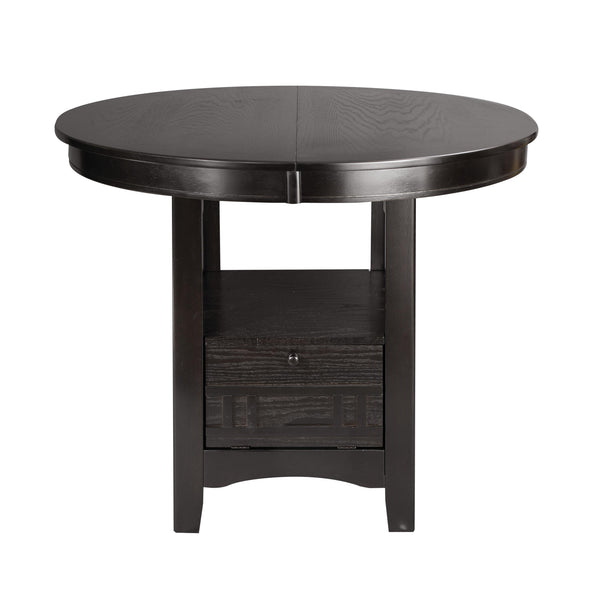 Homelegance Oval Junipero Counter Height Dining Table with Pedestal Base 2423-36 IMAGE 1