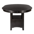 Homelegance Oval Junipero Counter Height Dining Table with Pedestal Base 2423-36 IMAGE 4