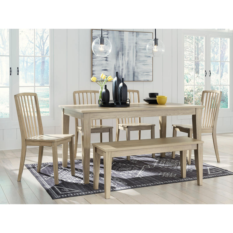Signature Design by Ashley Gleanville D511 6 pc Dining Set