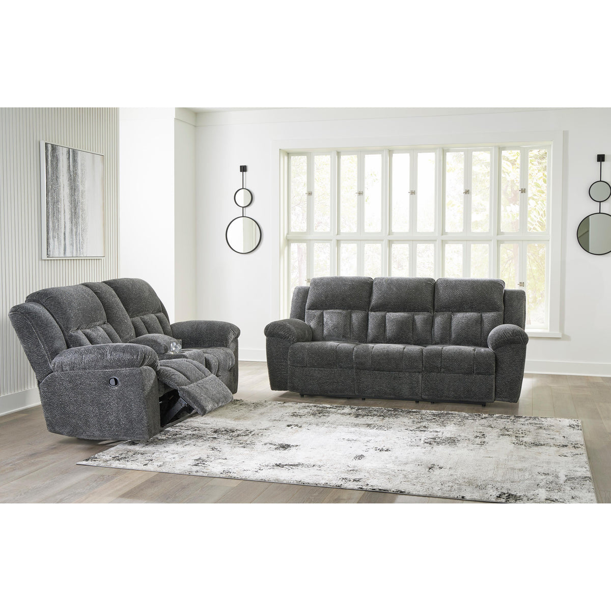 Signature Design by Ashley Frohn 37406U3 2 pc Reclining Living Room Se