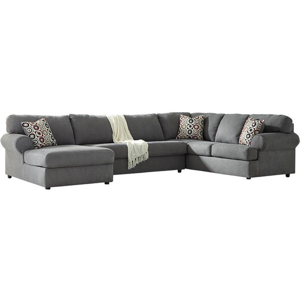 Jayceon 3 piece steel sectional with raf chaise hotsell