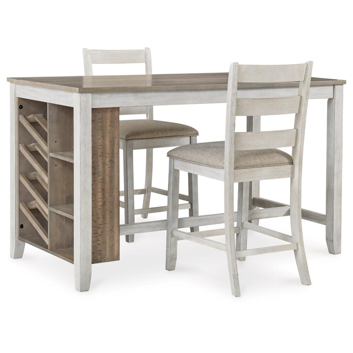 ティーズ ページ48 Signature Design by Ashley Skempton D394D6 3 pc Counter Height Dining