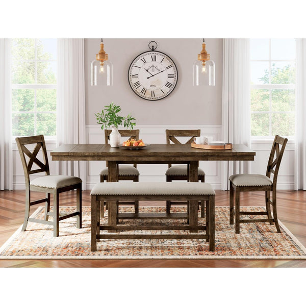 Signature Design by Ashley Moriville D631D3 6 pc Counter Height Dining