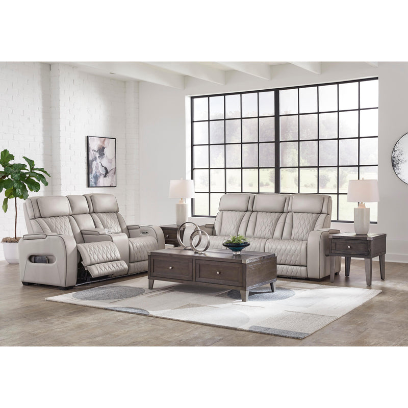  Signature Design by Ashley Boyington U27105U1 2 pc Power Reclining Living Room Set IMAGE 1