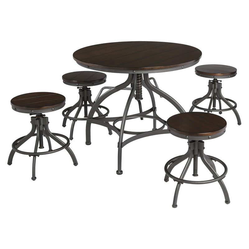 Signature Design by Ashley Odium 5 pc Dinette D284-223 IMAGE 1