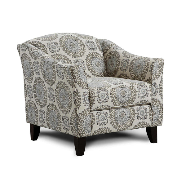 Fusion Furniture Stationary Fabric Accent Chair 452-FOA BRIANNE TWILIGHT IMAGE 1