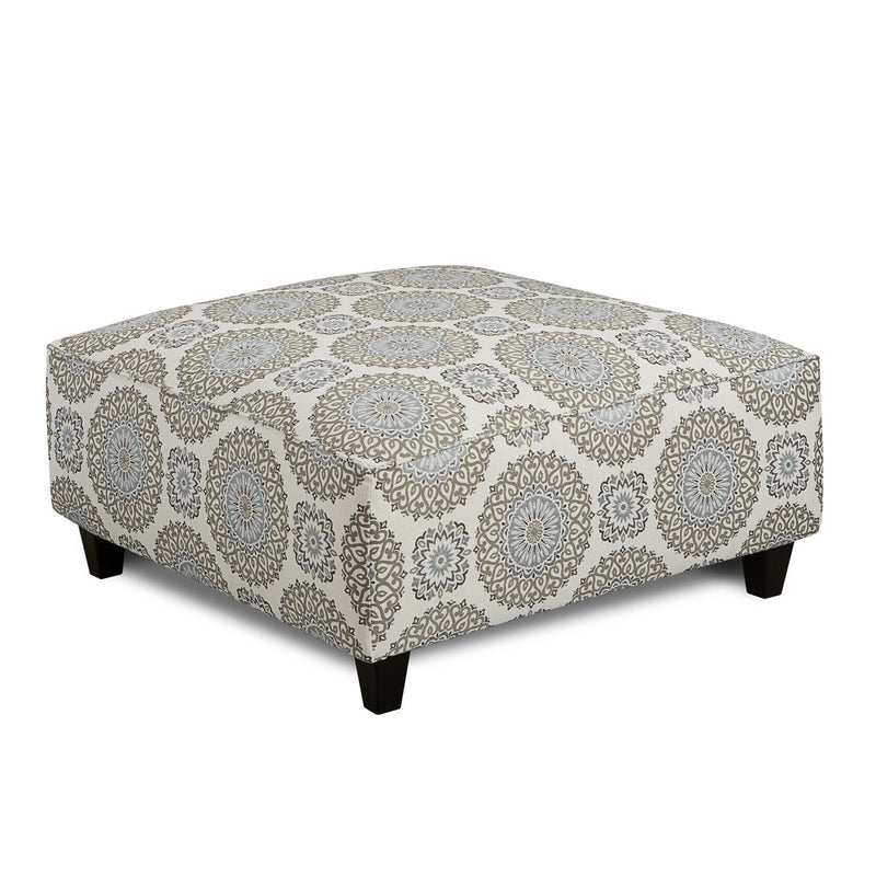 Fusion Furniture Fabric Ottoman 453BRIANNE TWILIGHT IMAGE 1