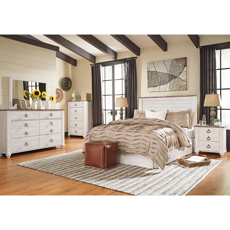 signature design by ashley willowton dresser Signature Design by Ashley Willowton 6-Drawer Dresser with Mirror B267-31/B267-36