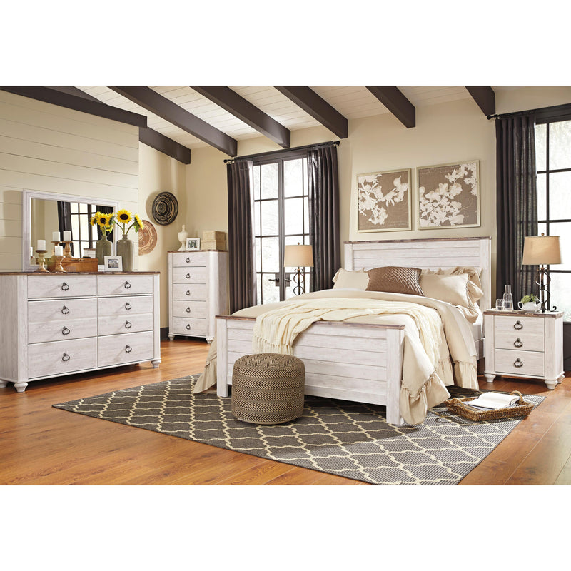 Signature Design by Ashley Willowton 6-Drawer Dresser with Mirror B267-31/B267-36 IMAGE 5