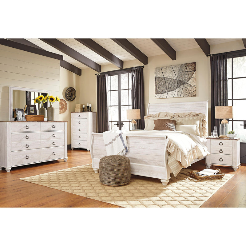 Signature Design by Ashley Willowton 6-Drawer Dresser with Mirror B267-31/B267-36 IMAGE 8