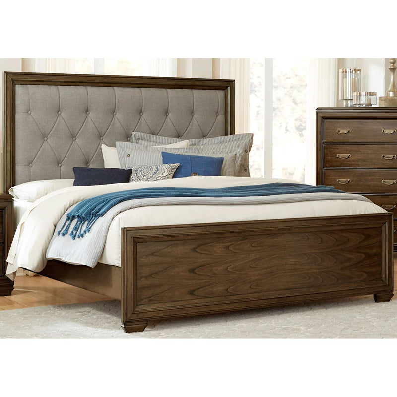 Homelegance Leavitt California King Upholstered Panel Bed 1990K-1CK IMAGE 1