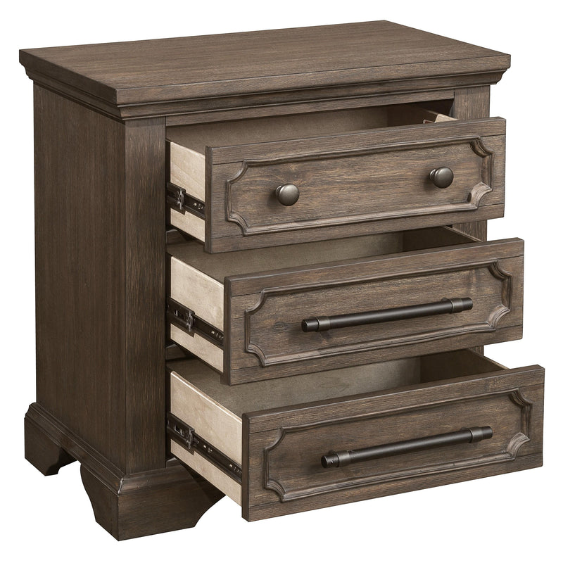 Homelegance Toulon 3-Drawer Nightstand 5438-4 IMAGE 3