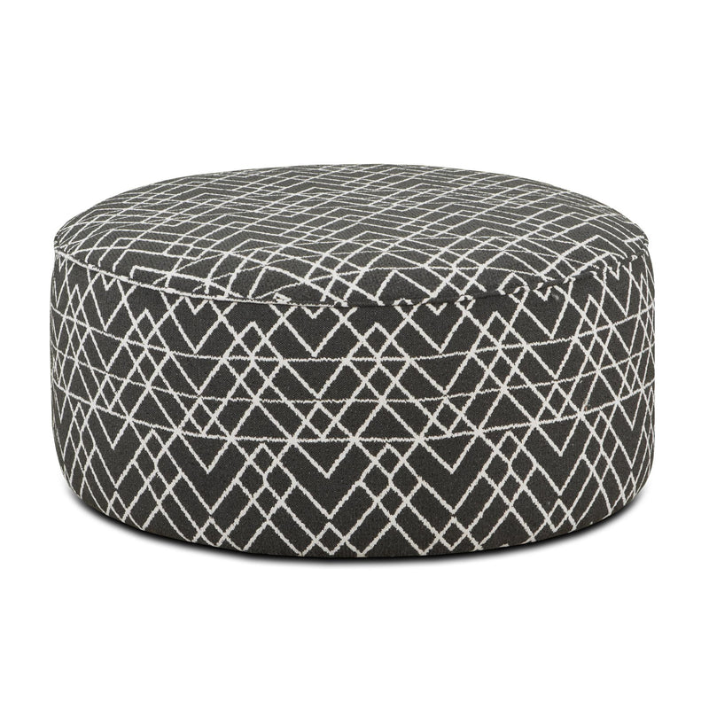 Fusion Furniture Fabric Ottoman 140HYPHEN ONYX IMAGE 1