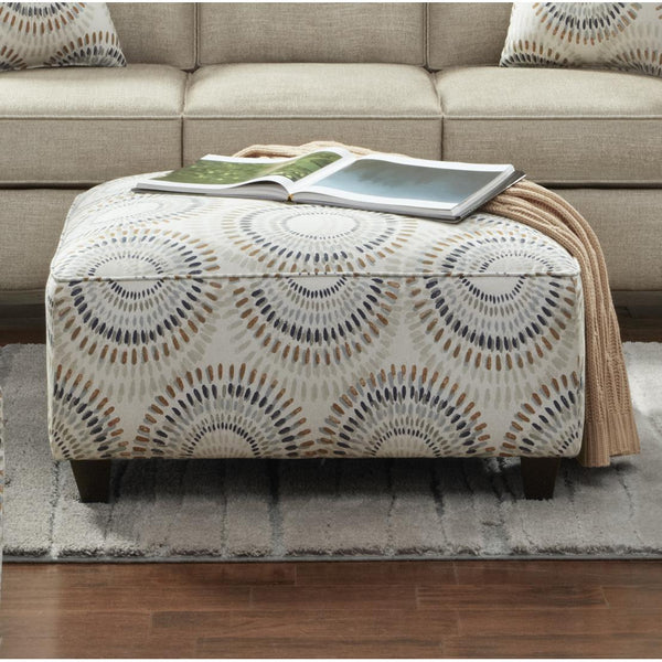 Fusion Furniture Fabric Ottoman 109MANIFESTO ORSON BELGIAN IMAGE 1