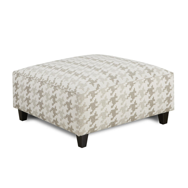 Fusion Furniture Fabric Ottoman 109BLASS BERBER IMAGE 1