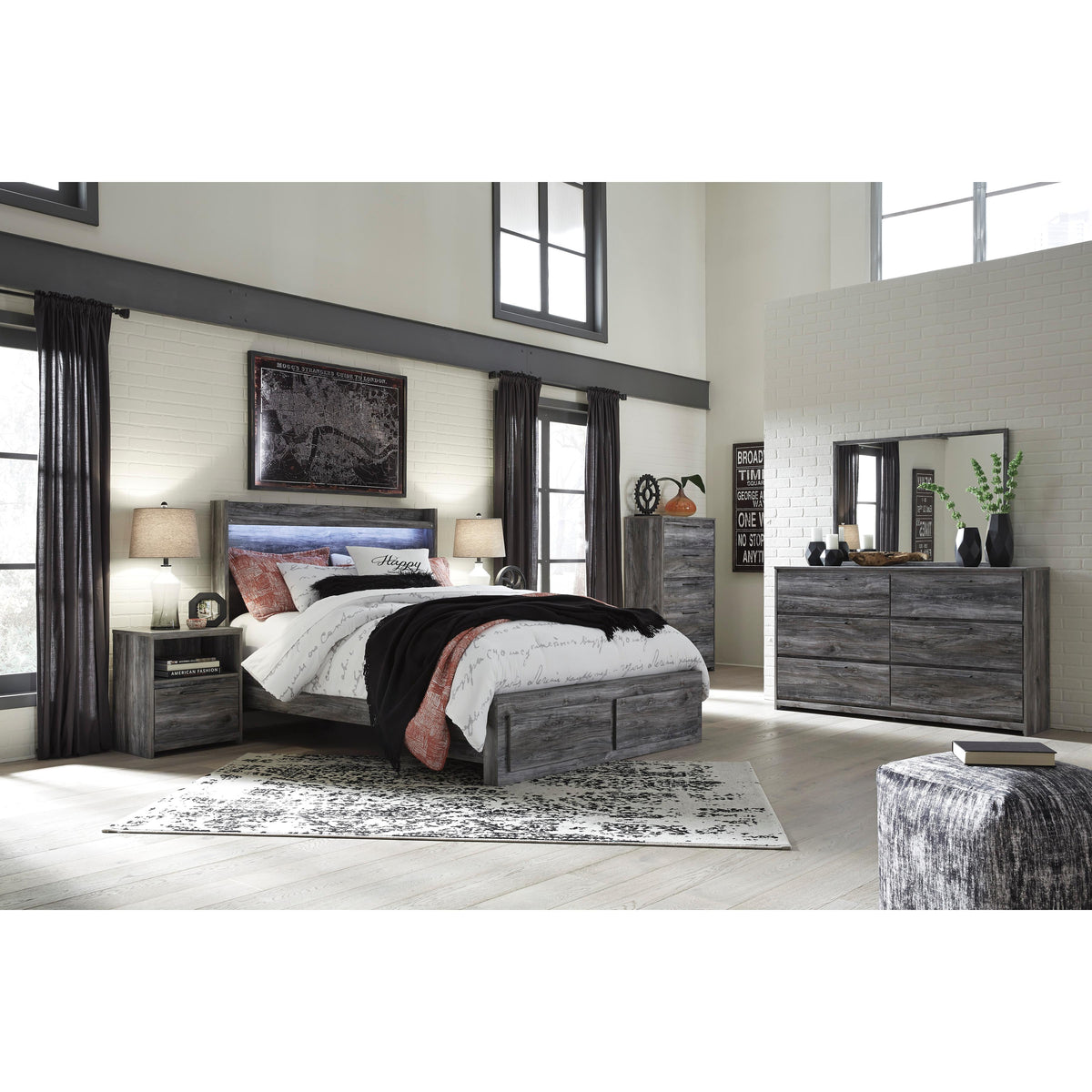 Signature Design by Ashley Baystorm Queen Panel Bed with