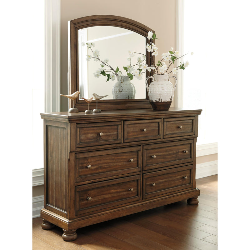 Signature Design by Ashley Flynnter B719B18 6 pc King Panel Bedroom Set