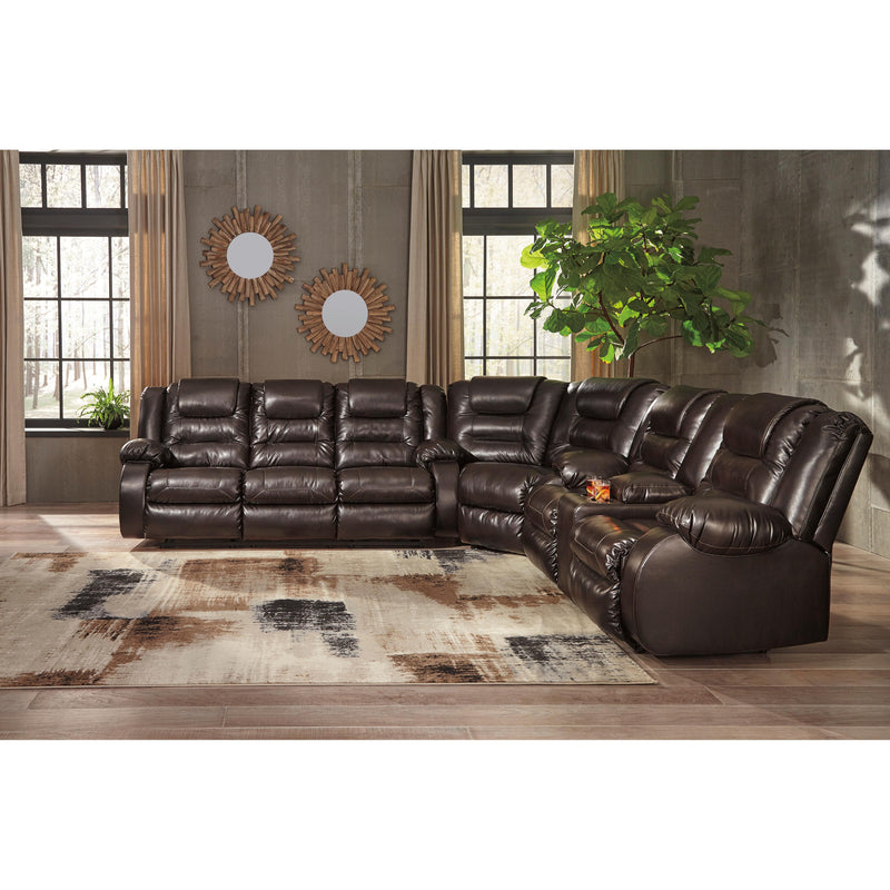 Signature Design by Ashley Vacherie Reclining Leather Look Sofa 7930788 IMAGE 7
