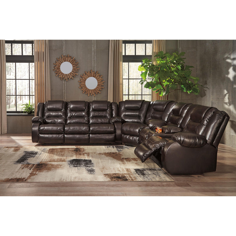 Signature Design by Ashley Vacherie Reclining Leather Look Sofa 7930788 IMAGE 8