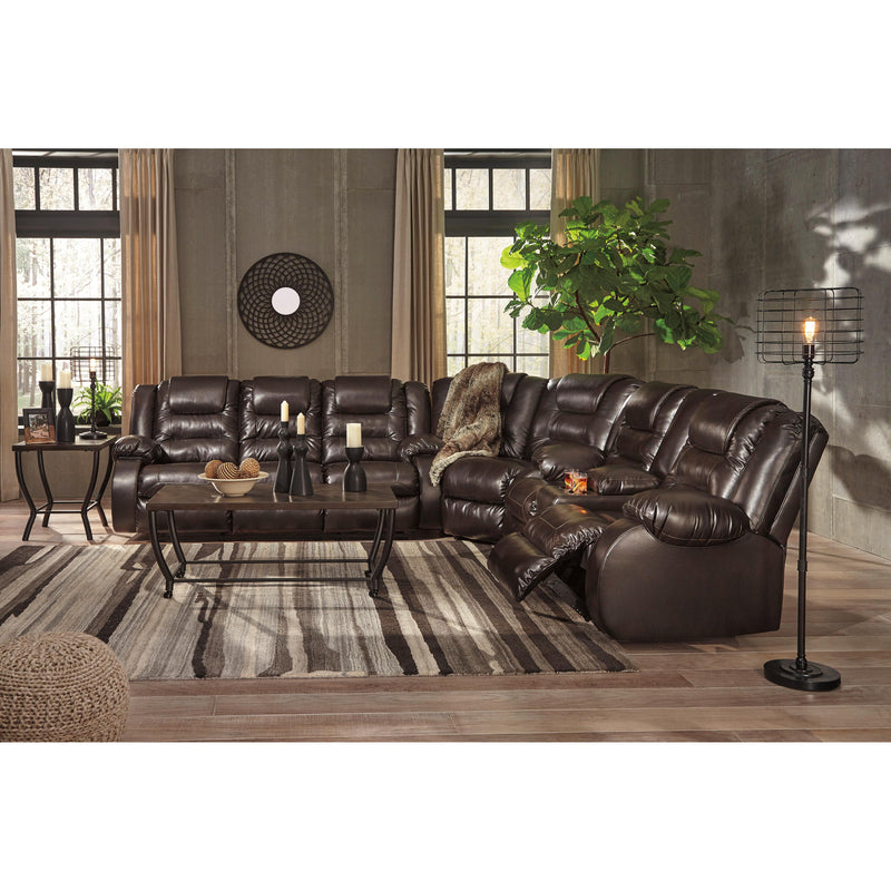 Signature Design by Ashley Vacherie Reclining Leather Look Sofa 7930788 IMAGE 9