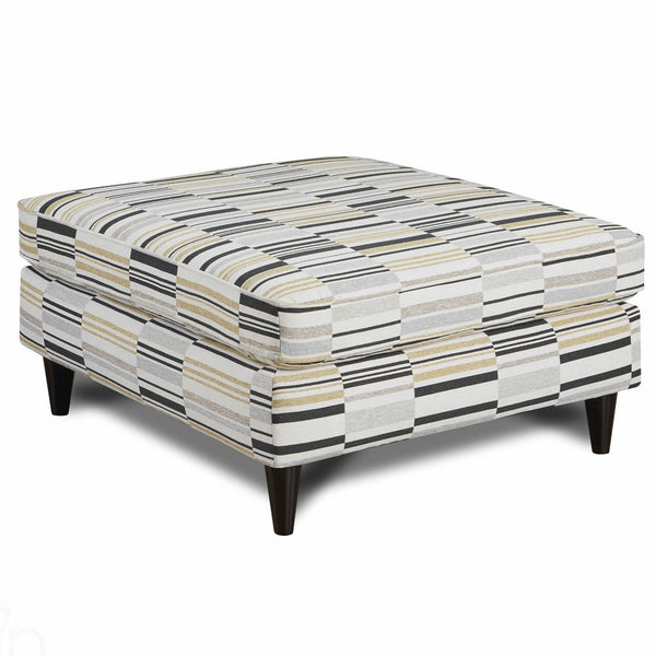 Fusion Furniture Fabric Ottoman 170TALLEY MINERAL IMAGE 1