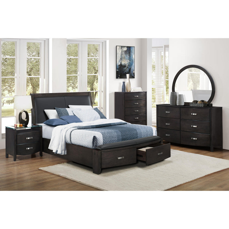 Homelegance Lyric Queen Bed with Storage 1737NGY-1* IMAGE 4