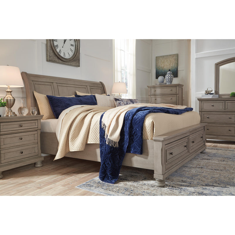 Signature Design by Ashley Lettner King Sleigh Bed with Storage B733-78/B733-76/B733-99 IMAGE 6