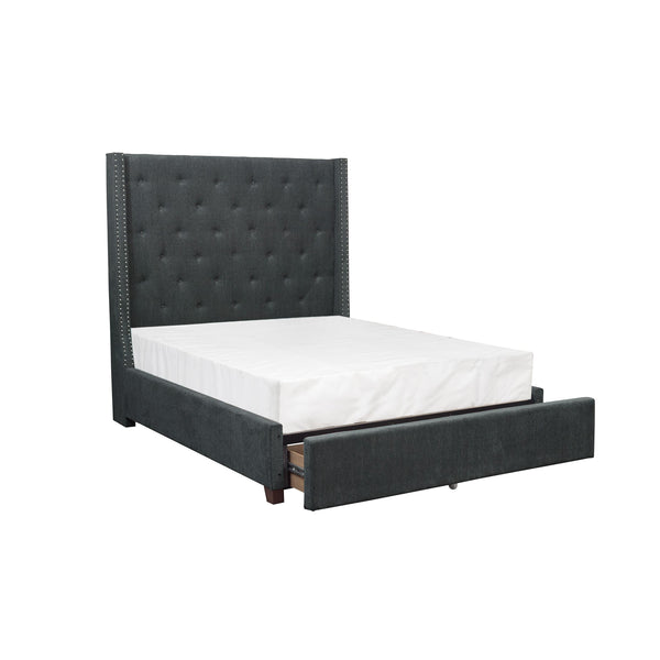 Homelegance Fairborn Queen Platform Bed with Storage 5877GY-1DW* IMAGE 1