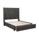 Homelegance Fairborn Queen Platform Bed with Storage 5877GY-1DW* IMAGE 4