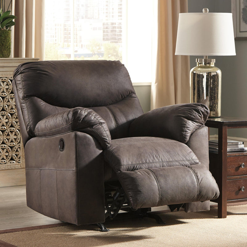 Signature Design by Ashley Boxberg Rocker Leather Look Recliner 3380325 IMAGE 4