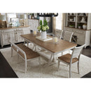  Liberty Furniture Industries Inc. Farmhouse Reimagined Counter Height Bench 652-C9000B IMAGE 2