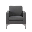 Homelegance Soho Stationary Fabric Chair 9979DGY-1 IMAGE 1